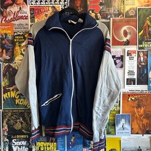 Men's Navy and Gray Lightweight Jacket